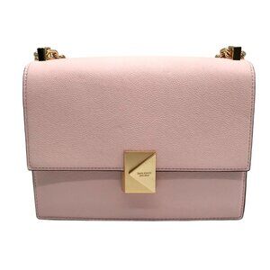Kate Spade Pastry Pink Pebbled Leather Deco Shoulder Bag